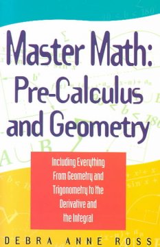 Master math : pre-calculus and geometry  Cover Image