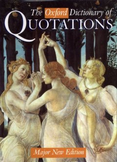 The Oxford dictionary of quotations  Cover Image