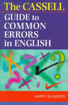 The Cassell guide to common errors in English  Cover Image