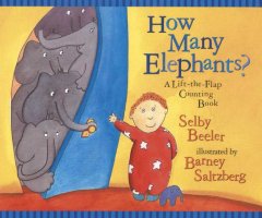 How many elephants? : a lift-the-flap counting book  Cover Image