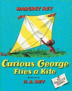 Curious George flies a kite  Cover Image