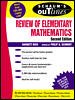 Schaum's outline of review of elementary mathematics  Cover Image