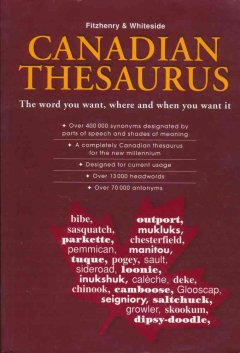 The Fitzhenry & Whiteside Canadian Thesaurus Cover Image