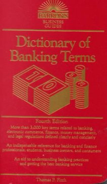 Dictionary of banking terms  Cover Image