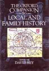 The Oxford companion to local and family history  Cover Image