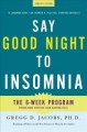 Go to record Say good night to insomnia