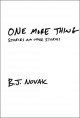 Go to record One more thing : stories and other stories