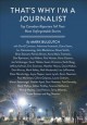 Go to record That's why I'm a journalist : top Canadian reporters tell ...