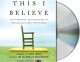 Go to record This I believe