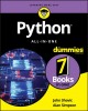 Go to record Python all-in-one for dummies