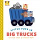 Go to record Little pups in big trucks